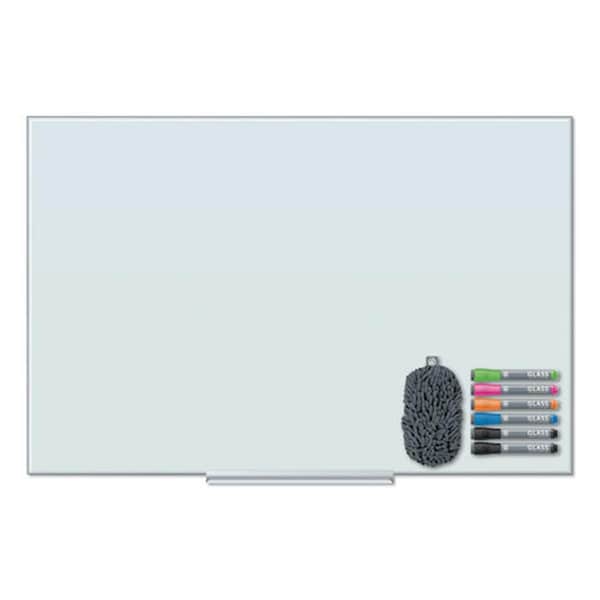 Paperperfect UBR3975U0001 36 x 24 in. Floating Glass Dry Erase Board, White PA3759223 - main